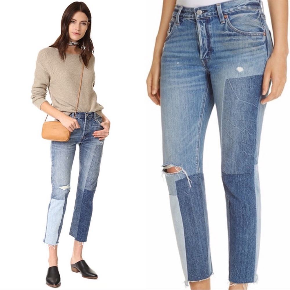 Levi’s 501 Patchwork Ragged Lands Denim Jeans